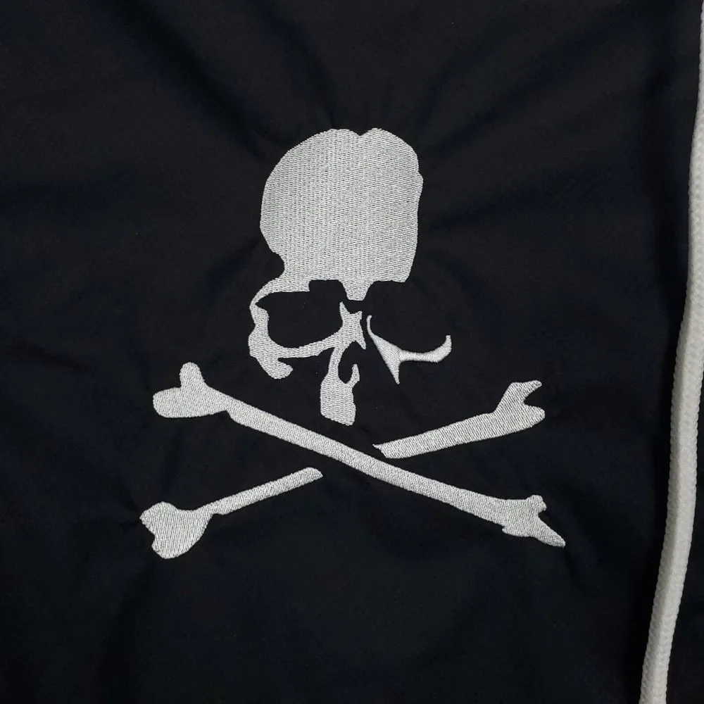 Mastermind World Mitchell & Ness Large Windbreaker Jacket 2023 Collab Black‎ New - Picture 4 of 12